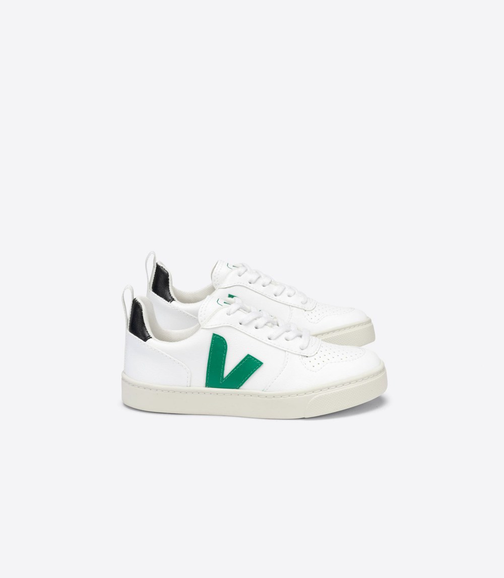 Tenis Veja Niños - V-10 Lace Cwl - Blancos - 128WIXHCN